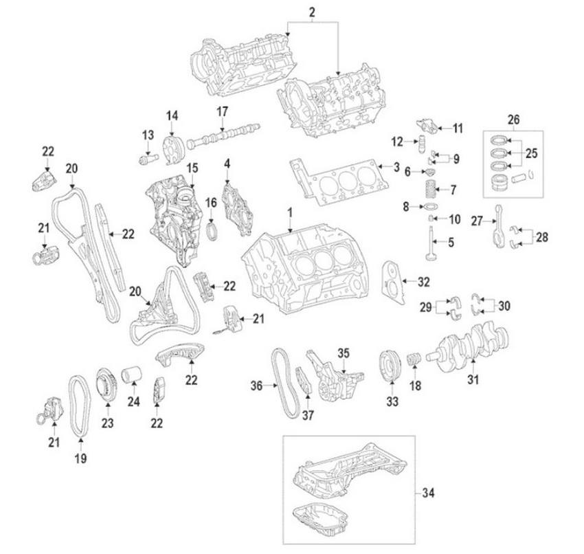 Engine Camshaft - Driver Left